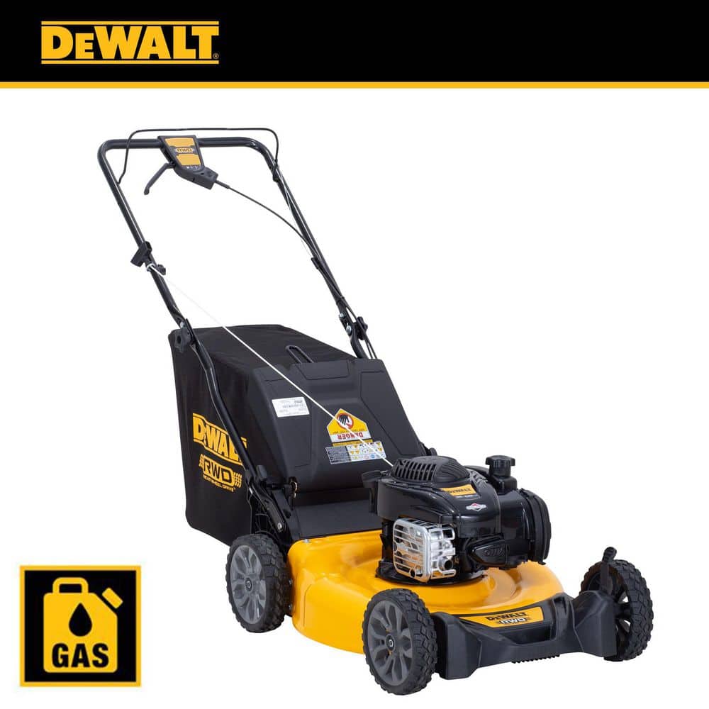 21 in. 150cc Briggs and Stratton 625ex Engine Rear Wheel Drive 2-in-1 Gas Self Propelled Walk Behind Lawn Mower