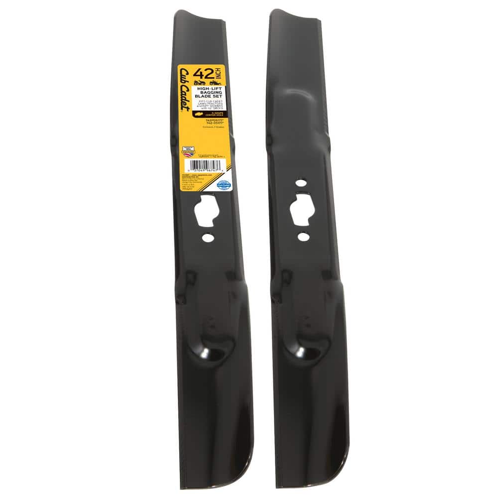 Original Equipment High Lift Blade Set for Select 42 in. Riding Lawn Mowers with S-Shape Center OE# 742-05177,742P05177