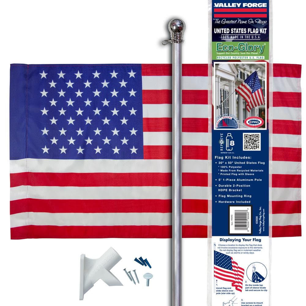 30-in x 50-in EcoGlory U.S. Flag Kit
